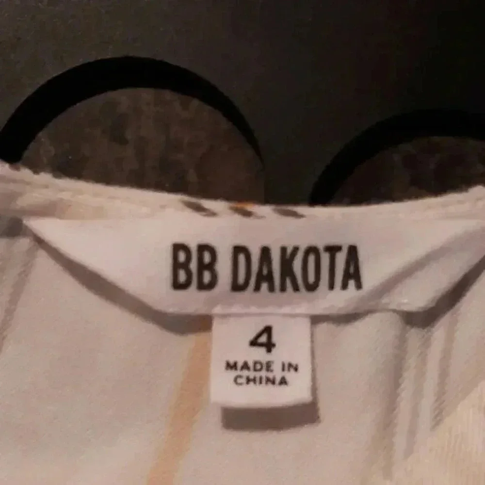 BB Dakota Rayon Belted Jumpsuit -‎ Stripes - White Multi/Ivory